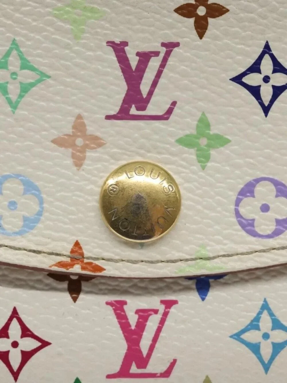 LOUIS VUITTON Monogram Multicolor Anvelop Cult De Vuitto M66557 LV Auth hk2553